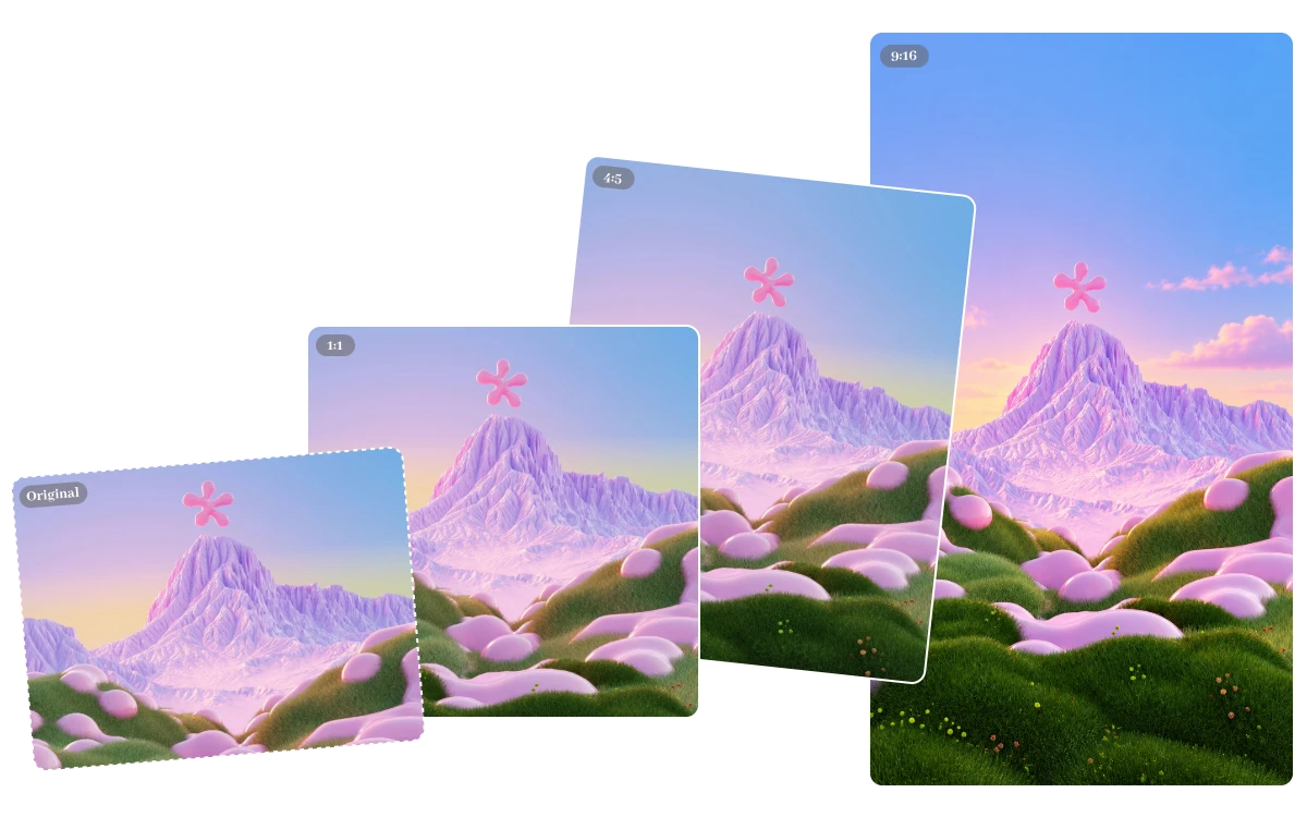 Expand Images in Any Direction with AI