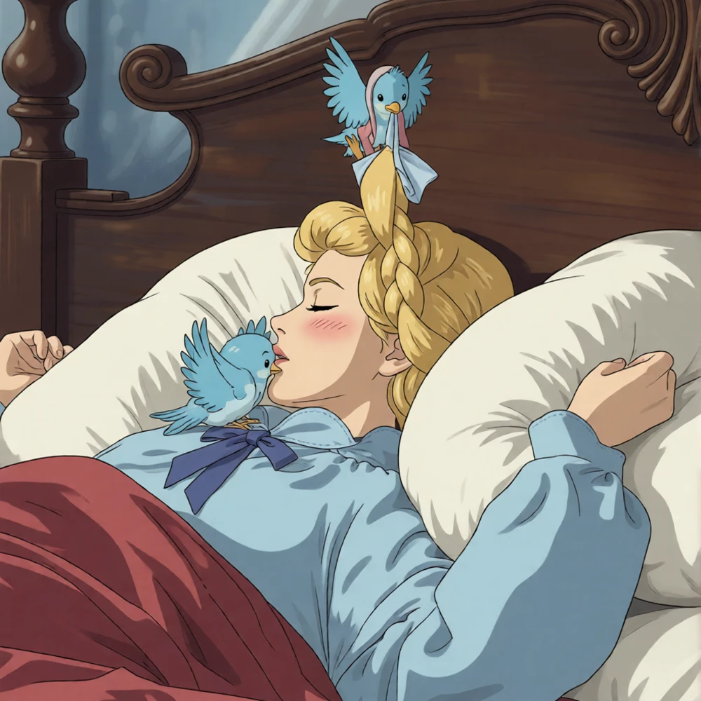 Ghibli AI style example