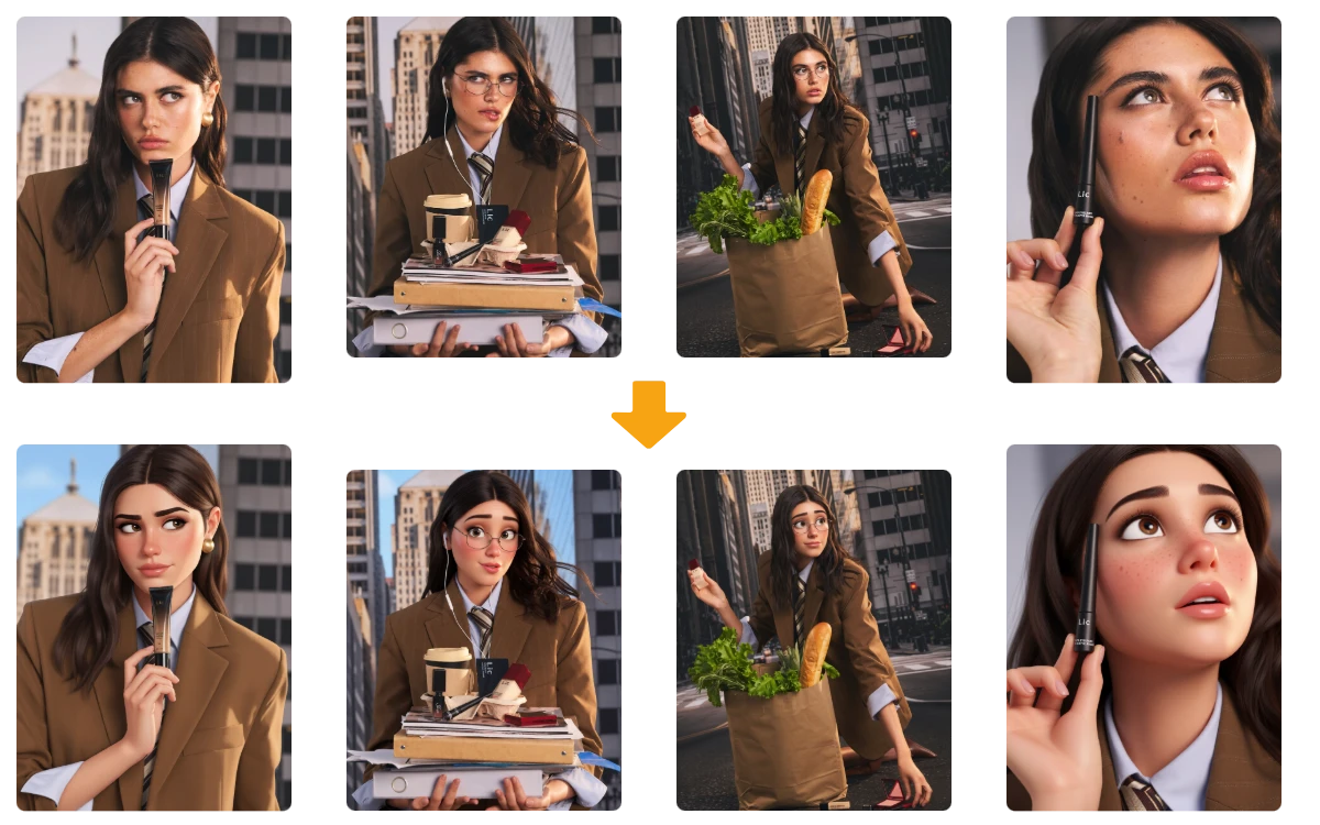 Create a Full Set of Ready-to-Use Visuals with AI Batch Editor